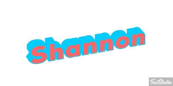 Shannon Text effect