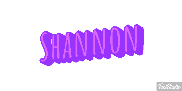 Shannon Text effect