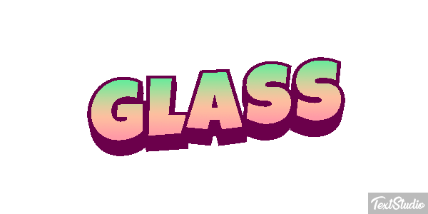 Glass テキスト効果