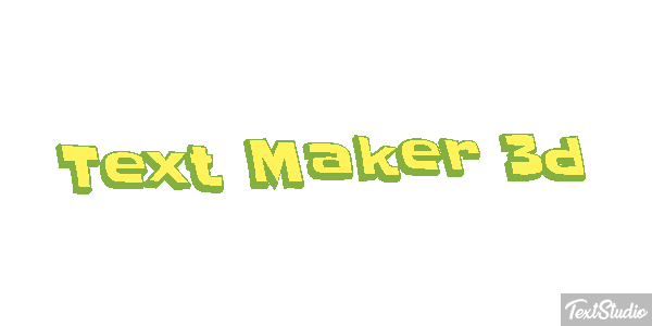 Text Maker 3d Effet de texte