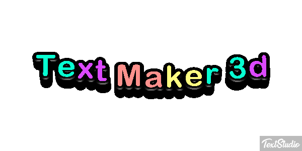 Text Maker 3d Effet de texte