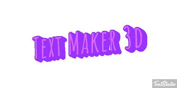 Text Maker 3d Effet de texte