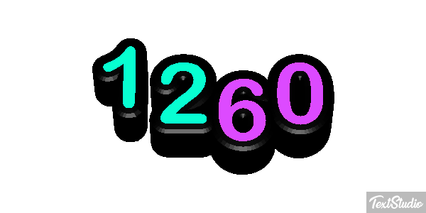 1260 Text effect