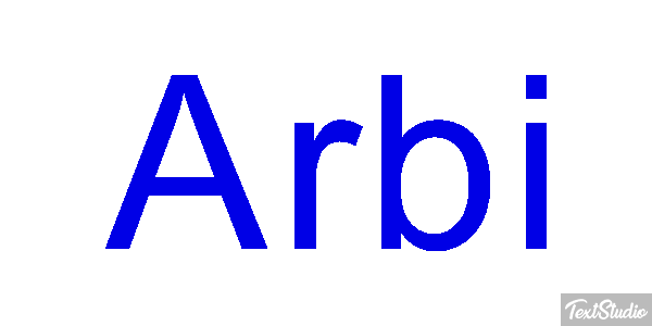 Arbi Effetto testo