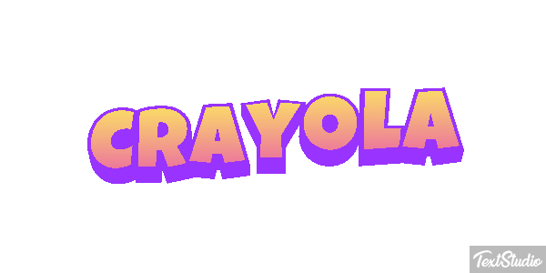 Crayola Text effect