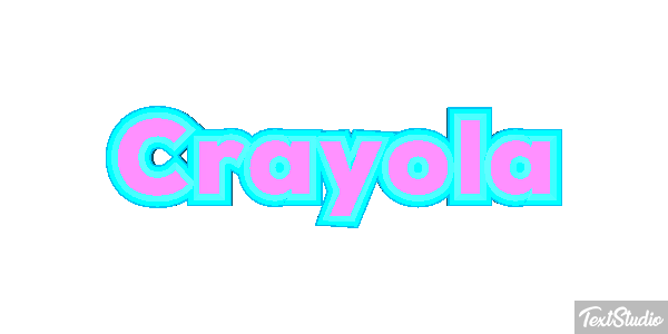 Crayola Text effect