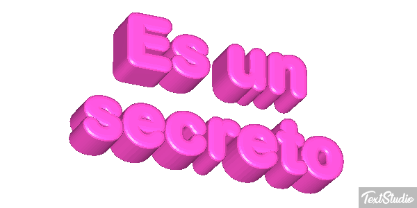 Es un secreto Текстовый эффект