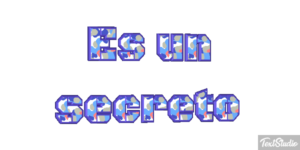 Es un secreto Текстовый эффект