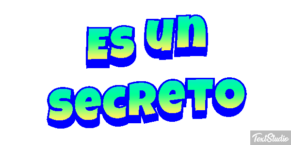 Es un secreto Текстовый эффект
