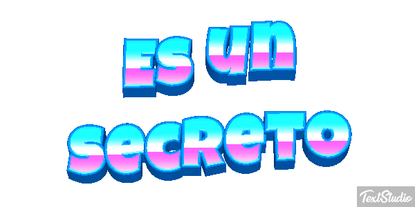 Es un secreto Текстовый эффект