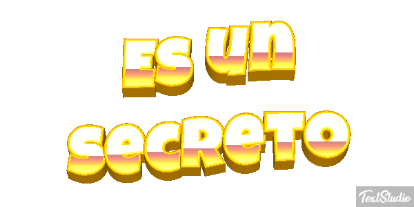 Es un secreto Текстовый эффект