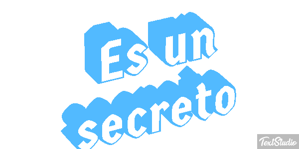 Es un secreto Текстовый эффект
