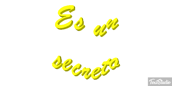 Es un secreto Текстовый эффект