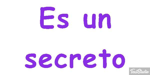 Es un secreto Текстовый эффект