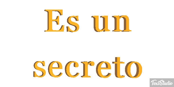 Es un secreto Текстовый эффект