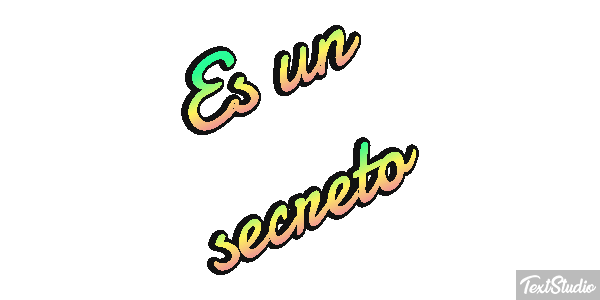 Es un secreto Текстовый эффект
