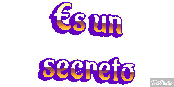 Es un secreto Текстовый эффект