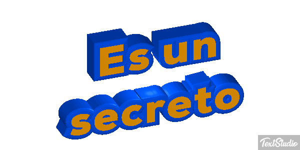 Es un secreto Текстовый эффект