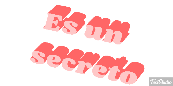 Es un secreto Текстовый эффект
