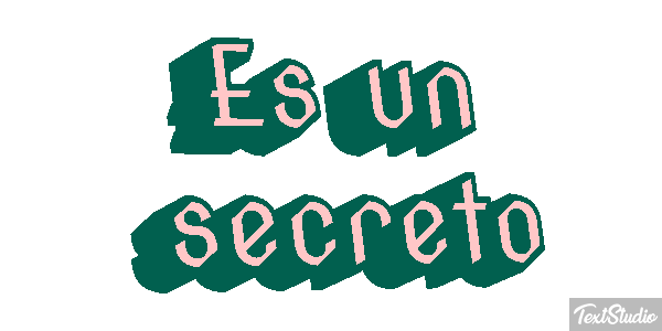 Es un secreto Текстовый эффект