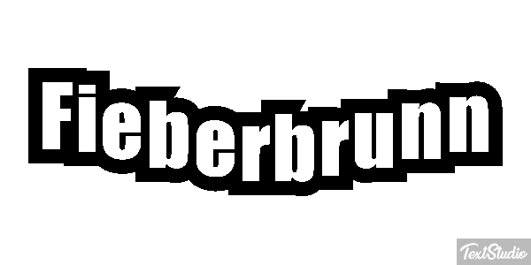 Fieberbrunn Efeito do texto