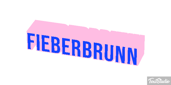 Fieberbrunn Efeito do texto