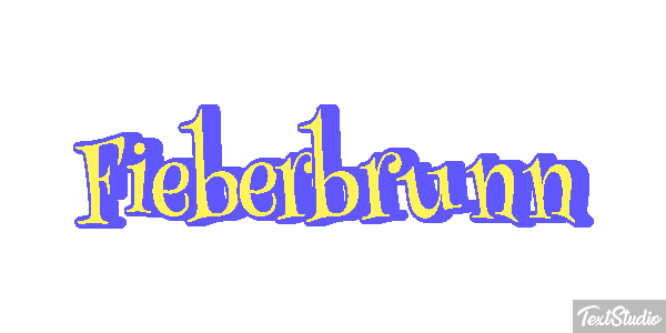Fieberbrunn Efeito do texto