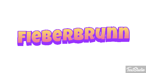 Fieberbrunn Efeito do texto