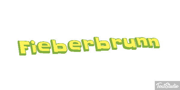 Fieberbrunn Efeito do texto