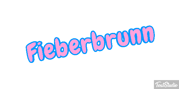 Fieberbrunn Efeito do texto
