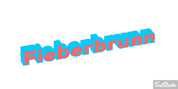 Fieberbrunn Efeito do texto