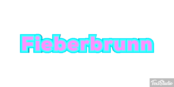 Fieberbrunn Efeito do texto