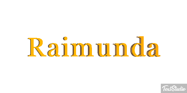 Raimunda Efecto de texto