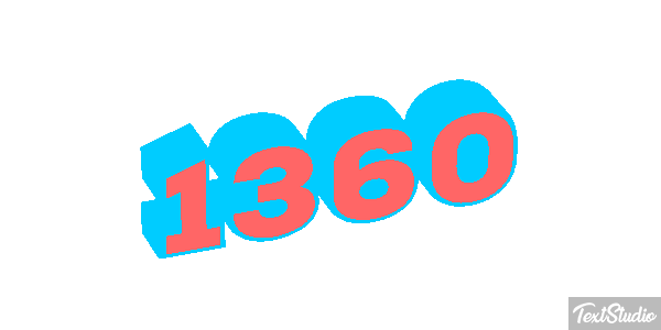 1360 Text effect