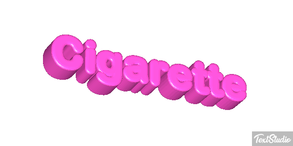 Cigarette Effet de texte