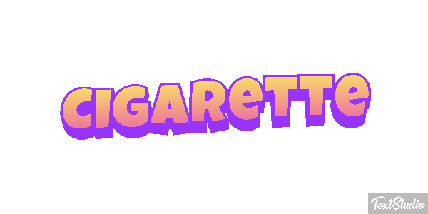 Cigarette Effet de texte