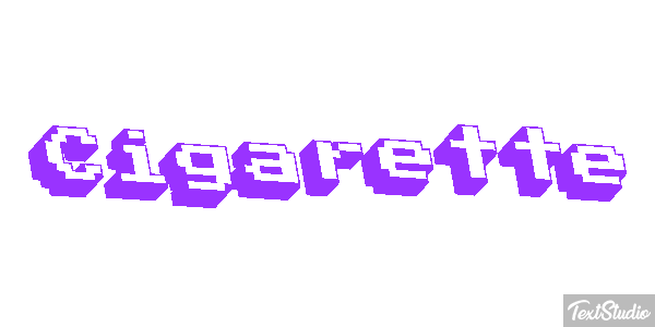Cigarette Effet de texte