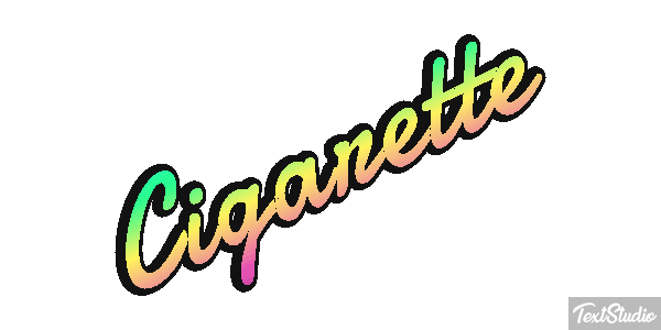 Cigarette Effet de texte