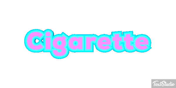 Cigarette Effet de texte