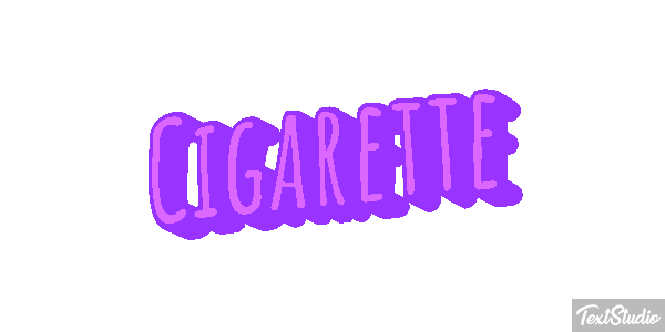 Cigarette Effet de texte