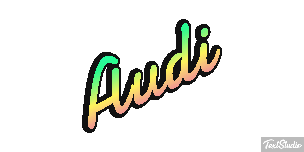 Audi Effetto testo