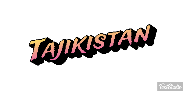 Tajikistan Text effect