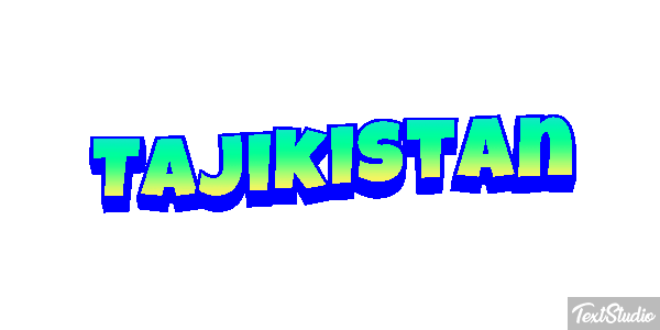 Tajikistan Text effect