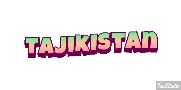 Tajikistan Text effect