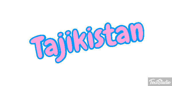 Tajikistan Text effect