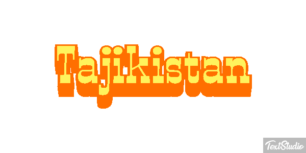 Tajikistan Text effect