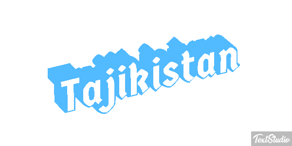 Tajikistan Text effect