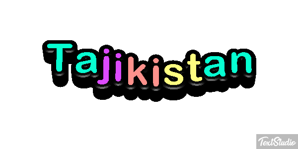 Tajikistan Text effect
