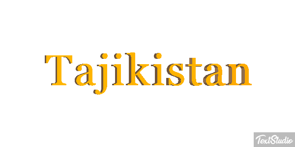 Tajikistan Text effect