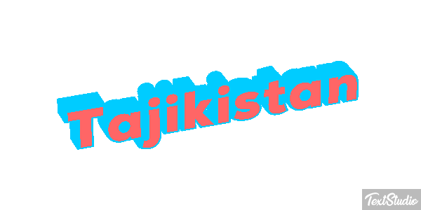 Tajikistan Text effect